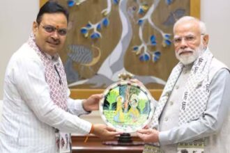 दिल्ली में सीएम भजनलाल शर्मा और पीएम मोदी की मुलाकात