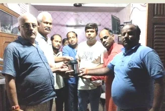 भीलवाड़ा: लायंस क्लब ने समाजसेवी किशन मानसिंह का नेत्रदान कराया