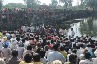 कोटडी में ज्वारा विसर्जन पर भक्तों की भारी भीड़