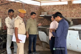 जैसलमेर में खाद्य सुरक्षा टीम ने एकलपार गाँव में कार्रवाई की