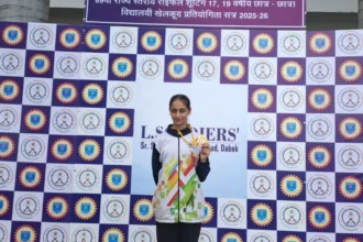 राजसमंद की नंदिनी चौहान ने निशानेबाजी में पहला स्थान हासिल किया