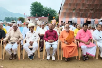 स्वामी धर्मानन्द विद्यापीठ का शिलान्यास आंवला में हुआ