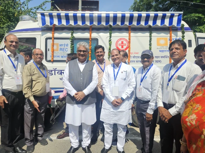 भीलवाड़ा में रेडक्रॉस की नई मोबाइल मेडिकल यूनिट्स की शुरुआत