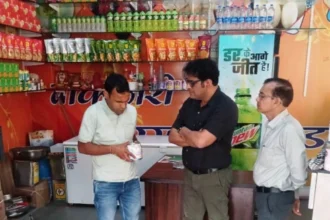 भीलवाड़ा में दूषित मिठाइयों का नाश किया गया