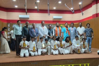 भीलवाड़ा में राष्ट्रीय समूहगान प्रतियोगिता का आयोजन