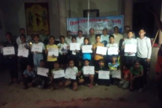 आर्य वीर दल प्रांगण में सब जुनियर जिम्नास्टिक चयन प्रक्रिया आयोजित