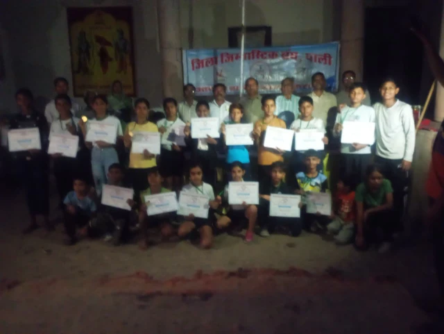 आर्य वीर दल प्रांगण में सब जुनियर जिम्नास्टिक चयन प्रक्रिया आयोजित