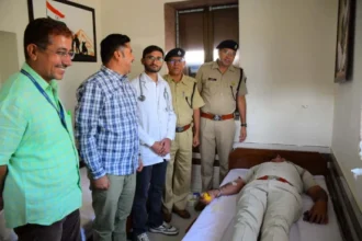 पुलिस शहीद दिवस पर बाड़मेर में शहीदों को श्रद्धांजलि