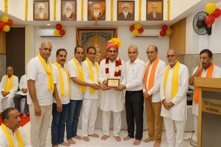 दिल्ली में सत्यपाल वत्स ने आध्यात्मिक प्रकोष्ठ को शपथ दिलाई