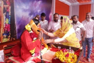 राजसमंद में श्री राम कथा का पहला दिन और भव्य कलश यात्रा