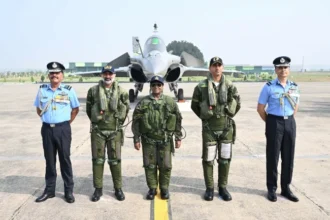 अंबाला में राष्ट्रपति द्रौपदी मुर्मू ने राफेल विमान में उड़ान भरी