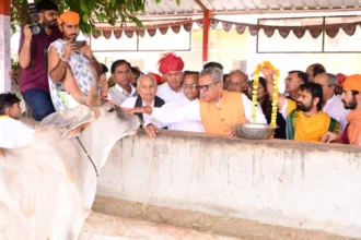 नंदगांव में गोवर्धननाथजी मंदिर और गो-गोपाल कॉरिडोर का शिलान्यास