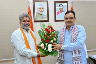 राजसमंद के पूर्व विधायक ने मुख्यमंत्री से की मुलाकात