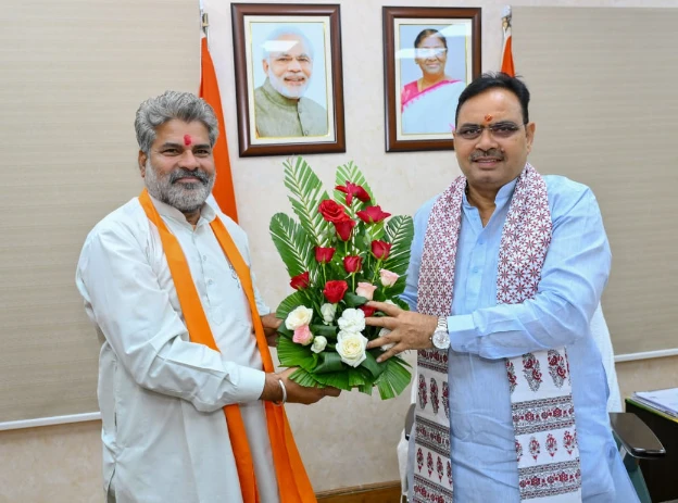 राजसमंद के पूर्व विधायक ने मुख्यमंत्री से की मुलाकात