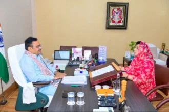 राजसमंद सांसद महिमा कुमारी ने मुख्यमंत्री से की मुलाकात