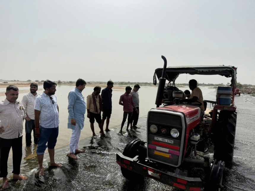 विधायक छगनसिंह राजपुरोहित ने आहोर-छिपरवाड़ा मार्ग की समस्या का समाधान किया