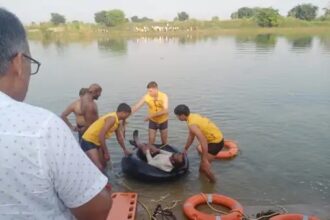 धौलपुर में पार्वती नदी में डूबने से तीन युवकों की मौत