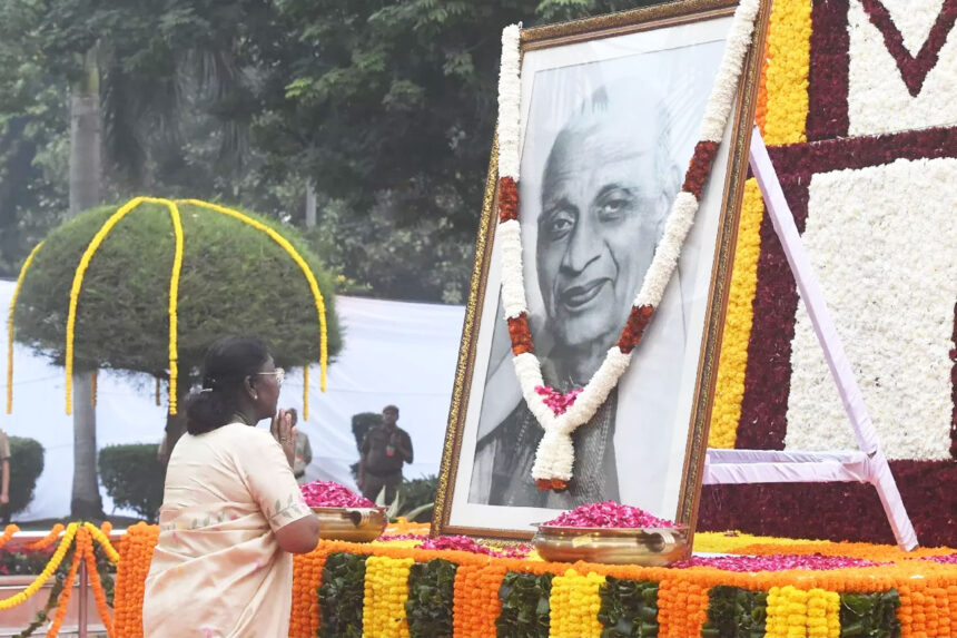 राष्ट्रपति मुर्मू और शाह ने सरदार पटेल को श्रद्धांजलि दी