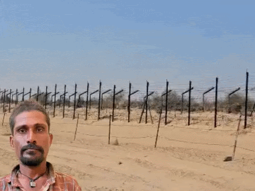 जैसलमेर बॉर्डर पर पकड़ा गया संदिग्ध, जांच शुरू