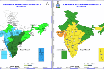 चक्रवाती तूफान के कारण इन राज्यों में भारी बारिश का अलर्ट
