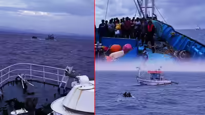 अरब सागर में ईरानी नाव पर विस्फोट, मछुआरे को बचाया गया