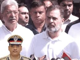 राहुल गांधी ने चंडीगढ़ में आईपीएस वाई पूरन के परिवार से की मुलाकात