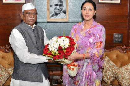 उपमुख्यमंत्री दिया कुमारी की राज्यपाल से शिष्टाचार भेंट