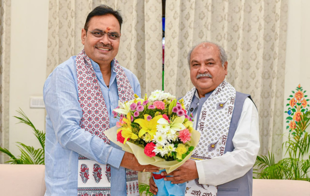 मध्य प्रदेश विधानसभा अध्यक्ष ने राजस्थान के मुख्यमंत्री से की मुलाकात