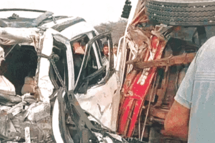 जोधपुर में बस और एसयूवी की टक्कर, व्यापारी की मौत