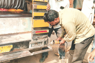 जयपुर यातायात पुलिस ने मोडिफाइड वाहनों पर की कार्रवाई