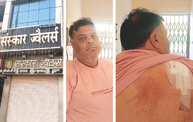 ज्वेलर पर चाकू से हमला, एक बदमाश पकड़ा गया