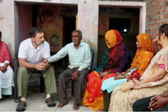 राहुल गांधी ने हरिओम वाल्मीकि के परिवार से की मुलाकात, प्रशासन पर आरोप