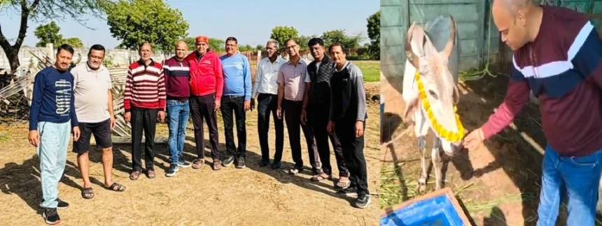 भीलवाड़ा: गौ माता की सेवा का महत्व बताते हुए चांडक