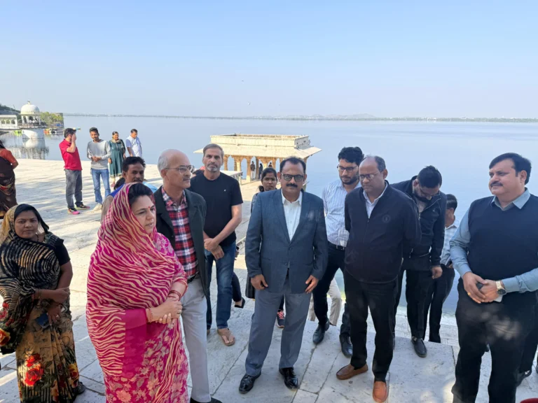 राजसमंद में सांसद और विधायक ने नौ चौकी पाल का किया दौरा