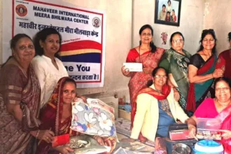 भीलवाड़ा: महावीर इंटरनेशनल मीरा केंद्र ने एक जरूरतमंद लड़की को विवाह सामग्री दी