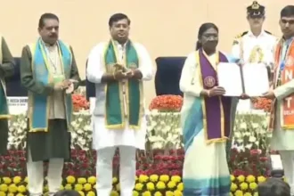 राजसमंद के पल्लव पुरबिया को राष्ट्रपति ने किया सम्मानित