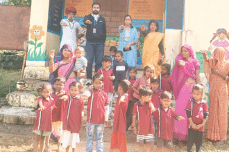 63 हजार आंगनवाड़ियों में बच्चों ने सामूहिक रूप से वंदे मातरम् गाया