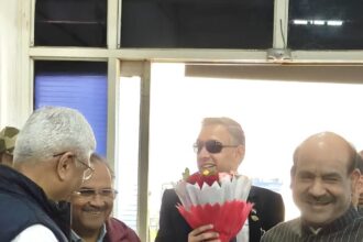 जोधपुर में उप राष्ट्रपति और लोकसभा अध्यक्ष का स्वागत