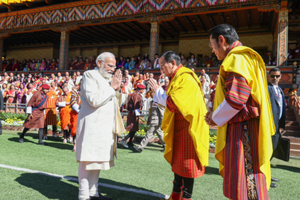 भूटान के लोगों का पीएम मोदी ने आभार व्यक्त किया