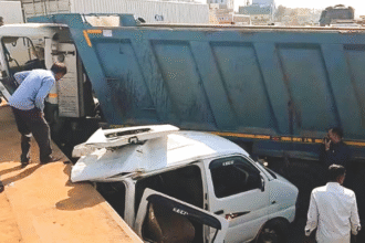 हरमाड़ा हादसे में डंपर चालक की लापरवाही और पुलिस की चूक