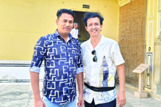 श्याम मशालकर ने हवामहल की सुंदरता की सराहना की