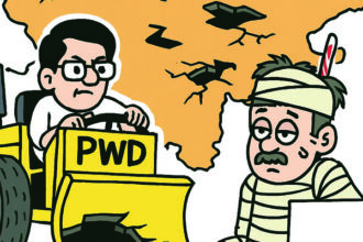 राज्य में बारिश से सड़कों और पुलों को हुआ भारी नुकसान