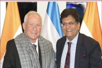 इजराइल के साथ व्यापार और कृषि में सहयोग बढ़ाने पर गोयल का जोर