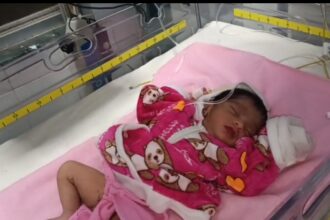 बांसवाड़ा अस्पताल के पालना गृह में एक नवजात बच्ची मिली