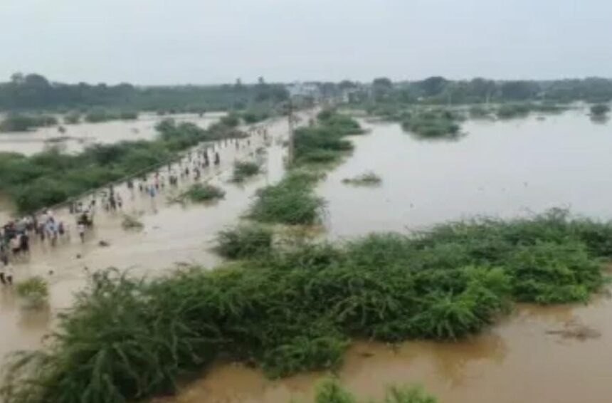 राजसमंद में किसानों का बांध गेट खोलने का आंदोलन जारी