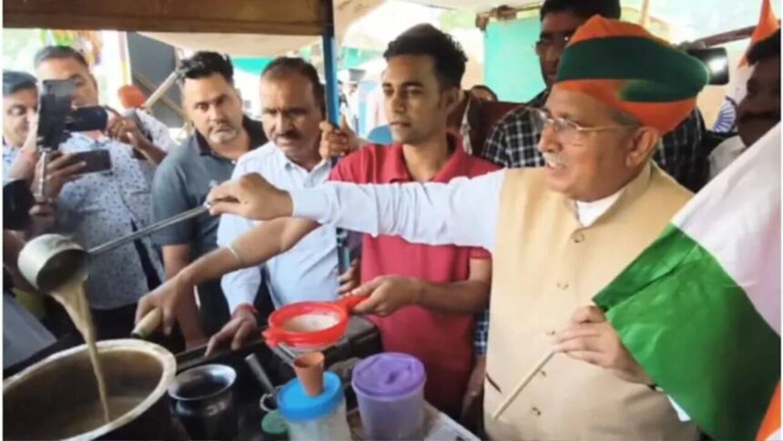 बीकानेर में ‘रन फॉर यूनिटी’ कार्यक्रम में केंद्रीय मंत्री ने बनाई चाय