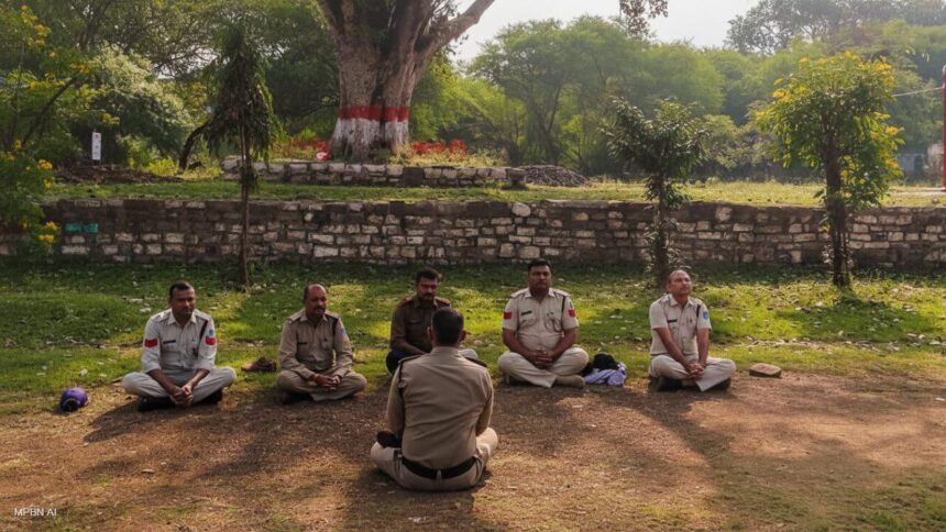 मध्य प्रदेश पुलिस अब ध्यान को बनाएगी अपनी दिनचर्या का हिस्सा