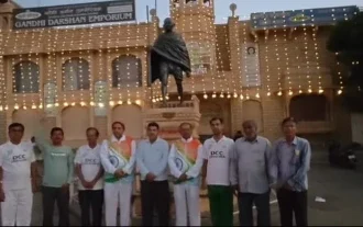 जैसलमेर में गांधी के संदेश को फैलाने के लिए प्रभात फेरी शुरू