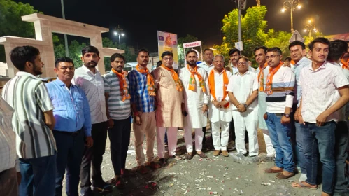 बाड़मेर में भाजपा ने बिहार चुनाव जीत का जश्न मनाया