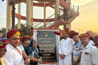 हरजी गांव में विधायक राजपुरोहित ने ‘अटल प्रगति पथ’ का भूमि पूजन किया